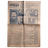 Journal Pravda (Vérité), numéro 81, mars 1939