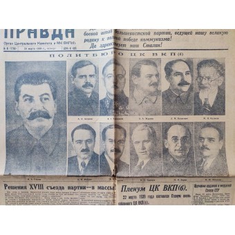 Periódico Pravda (La Verdad), número 81, marzo de 1939. Espenlaub militaria