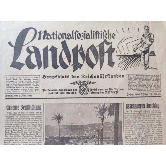 NSDAP:n sanomalehti Nationalsozialistische Landpost #19, 1941.. Espenlaub militaria
