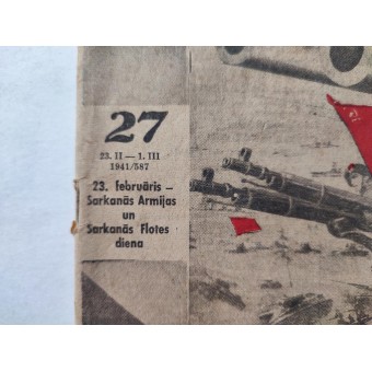 Radiovilnis - Lettische sowjetische Zeitschrift mit dem Radioprogramm für Februar 1941. Espenlaub militaria