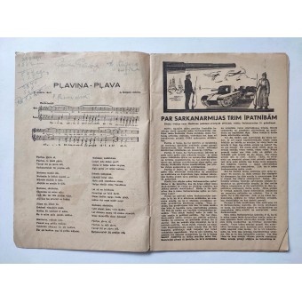 Radiovilnis - Lettische sowjetische Zeitschrift mit dem Radioprogramm für Februar 1941. Espenlaub militaria