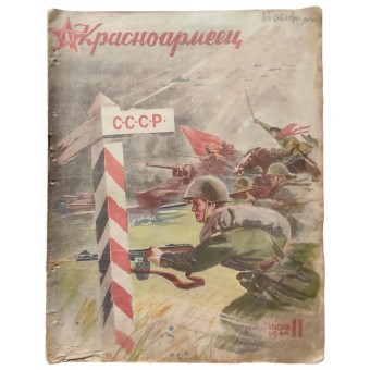 Magazine de lArmée rouge, Krasnoarmeets (Le soldat de lArmée rouge), n° 11, 1944. Espenlaub militaria