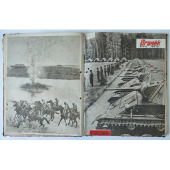 Sowjetischer Zeitschriftenordner mit Ogoniok (Огонёк) Ausgaben von 1944. Espenlaub militaria