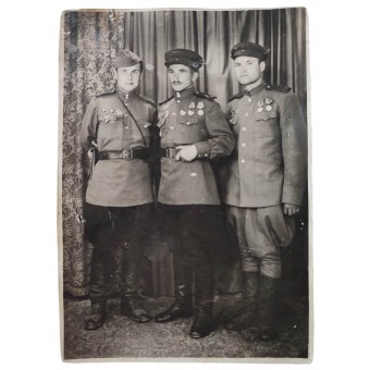 Tres oficiales soviéticos Ponomarev Alexey Ivanovich. Espenlaub militaria