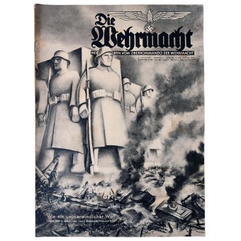 Die Wehrmacht, deutsche Militärzeitschrift aus dem Zweiten Weltkrieg, Ausgabe Nr. 1, 1940. Espenlaub militaria