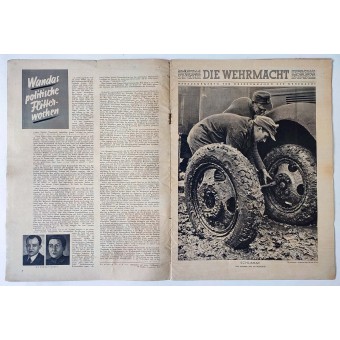 Die Wehrmacht, saksalainen toisen maailmansodan armeijan aikakauslehti, numero 6, 1944.. Espenlaub militaria