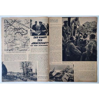 Die Wehrmacht, deutsche Militärzeitschrift aus dem Zweiten Weltkrieg, Ausgabe Nr. 7, 1943. Espenlaub militaria