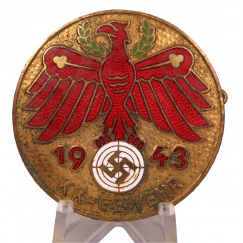 1943 gold grade Tirol shooting award. Espenlaub militaria