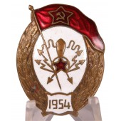 Badge från Radiotekniska skolan, 1954