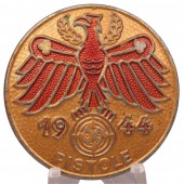 1944 Tiroler Pistolenschützenpreis in Gold, C. Poellath