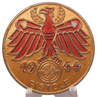1944 gouden Tirol pistoolschiet award, C. Poellath. Espenlaub militaria