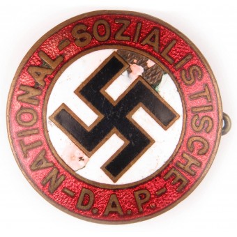 Frühes NSDAP-Parteiabzeichen mit Ges.Gesch.. Espenlaub militaria