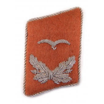 Patte de col des transmissions de la Luftwaffe pour le grade de Leutnant. Espenlaub militaria