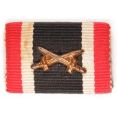 Barrette de ruban de la Croix du Mérite de guerre avec mots-clés
