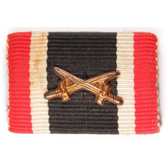 Ribbon bar of War Merit Cross with Cwords. Espenlaub militaria