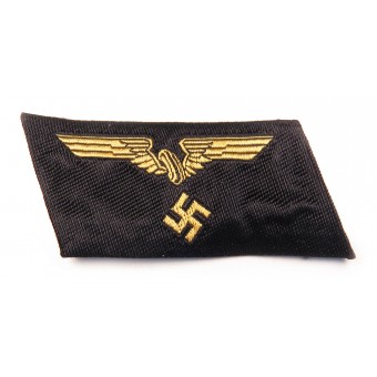 Single collar tab for Reichsbahn Worker (Arbeiter). Espenlaub militaria