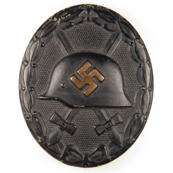 Wound Badge 1939 in Black, Brass. Espenlaub militaria