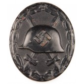 Sårmärke 1939 i svart av stål