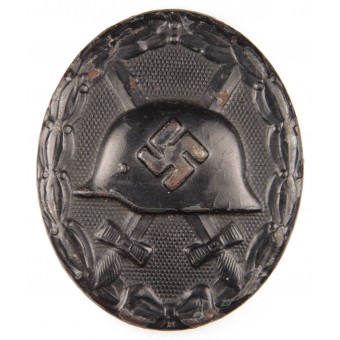 Sårmärke 1939 i svart av stål. Espenlaub militaria