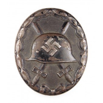 Wound Badge in Black, Steel.  L/56. Espenlaub militaria