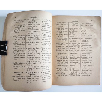 Duits-Russisch woordenboek 1941 door Zacharow. Espenlaub militaria