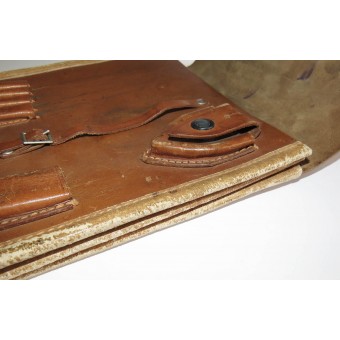 Dated soviet leather map case in excellent condition. Espenlaub militaria