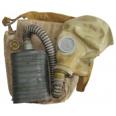 Zeldzame WW2 gasmasker complete set met masker ShM-1