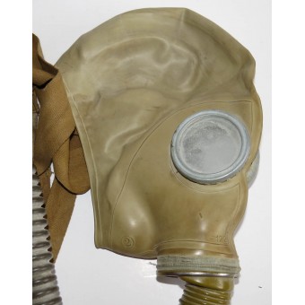 Rara época WW2 máscara de gas conjunto completo con la máscara ShM-1. Espenlaub militaria