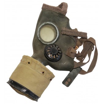 Estnisk sällsynt gasmask från andra världskriget E.IV-modell. Espenlaub militaria
