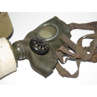 Ests zeldzaam WW2 gasmasker E.IV model. Espenlaub militaria