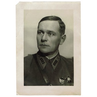 Groot formaat portretfoto van generaal-majoor Sviridov. Espenlaub militaria