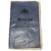 Военный билет Militaer-Pass Баварии периода Первой мировой войны