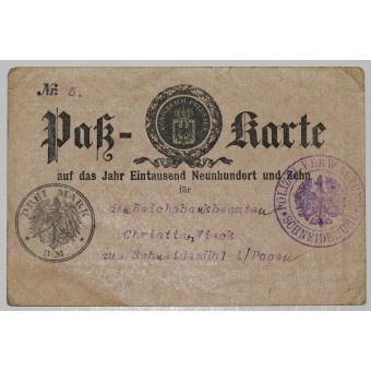 Jeu de cartes délivrées à Otto Wieck. Espenlaub militaria