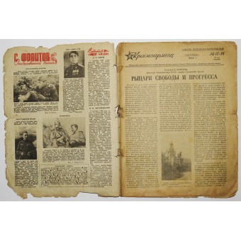 Conjunto de números de la revista Red Army Man de la época de la Segunda Guerra Mundial. Espenlaub militaria
