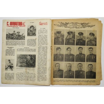 Uppsättning av nummer av tidningen Red Army Man från andra världskriget. Espenlaub militaria