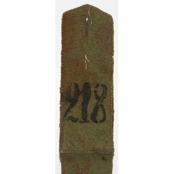 Shoulder strap of the 218th Gorbatovsky Infantry Regiment. Espenlaub militaria