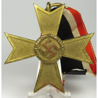 Cruz al Mérito de Guerra 2 de latón sin marcar. Espenlaub militaria