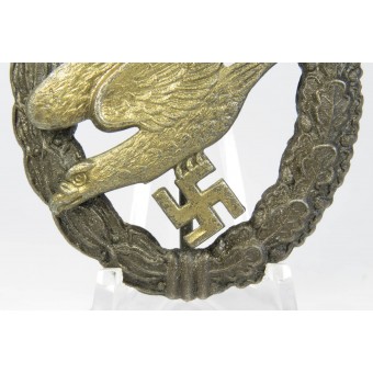 Assmann Fallschirmschützenabzeichen German Paratrooper Badge in zinc. Espenlaub militaria