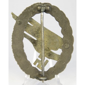 Assmann Fallschirmschützenabzeichen German Paratrooper Badge in zinc. Espenlaub militaria