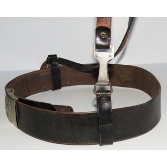 Ceinture HJ avec boucle et sangle transversale. Espenlaub militaria