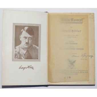 Mein Kampf geschreven door Adolf Hitler 1941. Espenlaub militaria