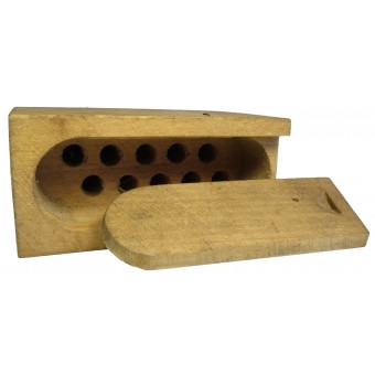 Caja de madera para espoletas de granada M24. Espenlaub militaria