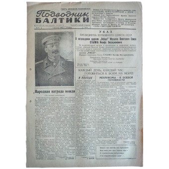 Giornale Baltic Submariner numero 61, 1944. Espenlaub militaria