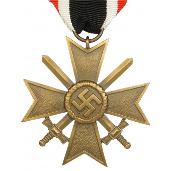 Croix du mérite de guerre en laiton KVK2 avec épées. Espenlaub militaria