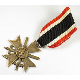 Croix du mérite de guerre en laiton KVK2 avec épées. Espenlaub militaria