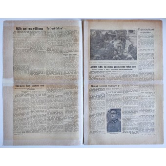 Giornale estone Rindeleht del 5 agosto 1944. Espenlaub militaria