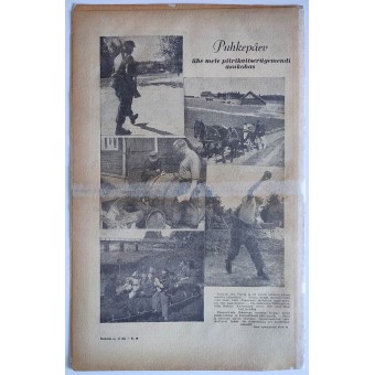 Giornale estone Rindeleht del 5 agosto 1944. Espenlaub militaria