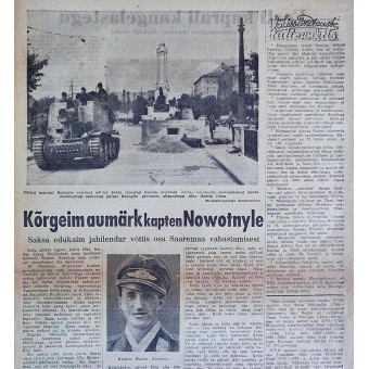 Giornale estone per le truppe SS Rindeleht del 1943, n. 23. Espenlaub militaria