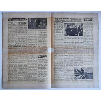 Giornale estone per le truppe SS Rindeleht del 1943, n. 23. Espenlaub militaria