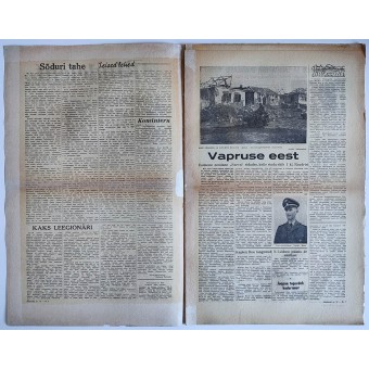 Notizie di guerra estoni Rindeleht Nr. 19, 1943. Espenlaub militaria